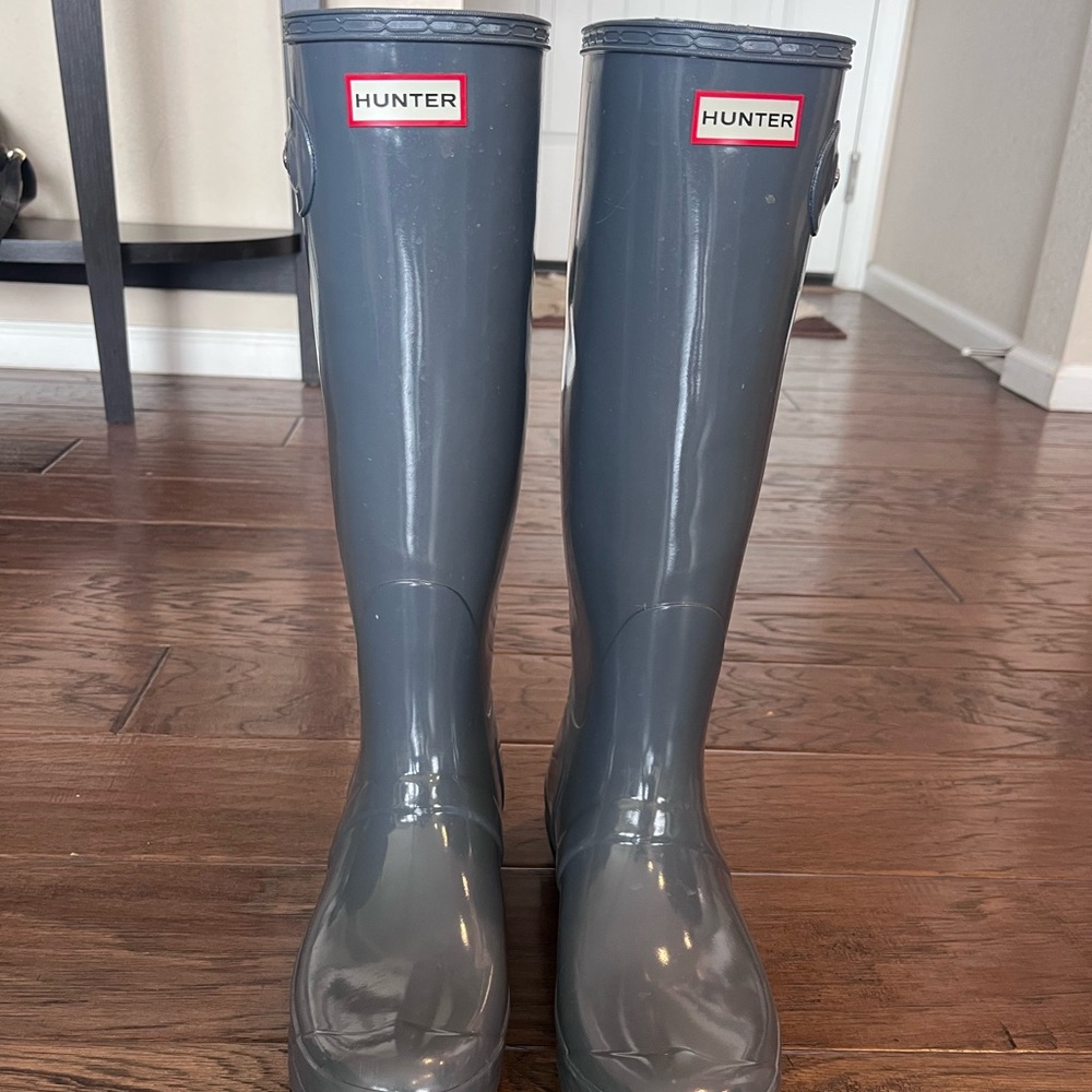 Hunter Gray Rain Boots